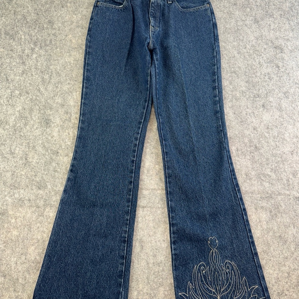 In Charge Blue Denim Flared Jeans Size 9